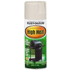 RUST-OLEUM SPECIALTY 7750830 12 OZ HIGH HEAT ALMOND SPRAY PAINT SATIN FINISH
