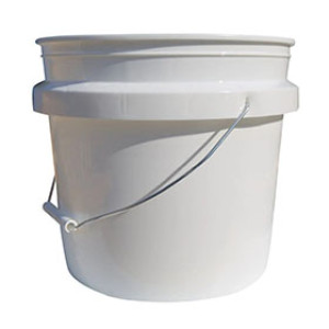 IPL 1123011 WHITE 3-1/2 GALLON PLASTIC PAINT PAIL