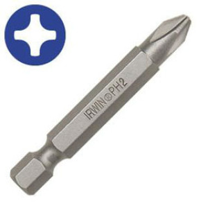 IRWIN IWAF23PH2 3-1/2" PHILLIPS #2 POWER BIT - 2 PACK
