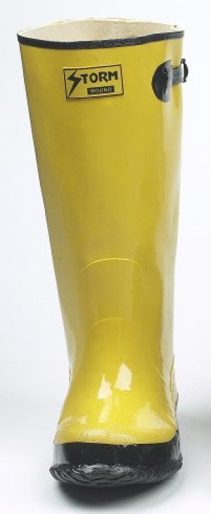 JOHNSON WILSHIRE 70011 SZ-11 WATERPROOF YELLOW SLUSH BOOTS