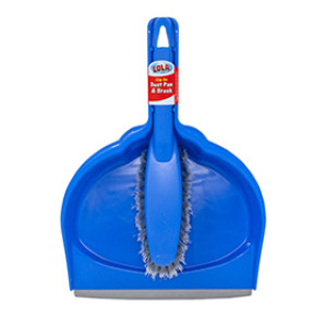 LOLA 00511-8 CLIP-ON DUST PAN AND BRUSH SET