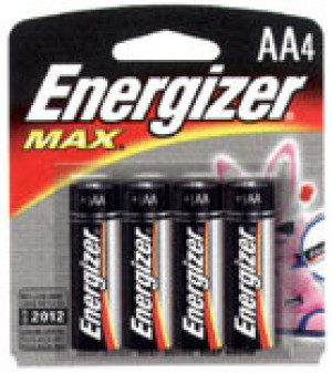 ENERGIZER E91BP 4 PK AA ALKALINE BATTERY
