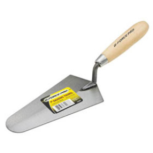 G-FORCE 70087 GAUGING TROWEL 7" X 3-3/8" WOOD HANDLE