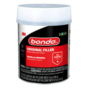 BONDO OR-PT-ES ORIGINAL FILLER W/CAP & CREAM HARDENER ALL PURPOSE SOLUTION