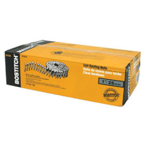 BOSTITCH CR2DGAL COIL ROOFING NAIL 1" SMOOTH GALVANIZED 7.2M/BOX
