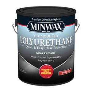 MINWAX 71031 WATER BASED CLEAR GLOSS OIL MODIFIED POLYURETHANE