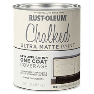 RUST-OLEUM SPECIALTY 329598 CHALKED PAINT CHIFFON CREAM