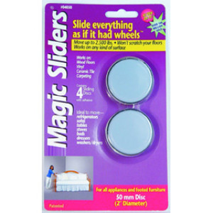 MAGIC SLIDERS 04050 50MM ROUND (4PK)