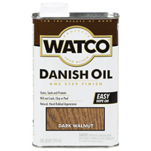 RUST-OLEUM WATCO A65841 DANISH OIL FINISH DARK WALNUT