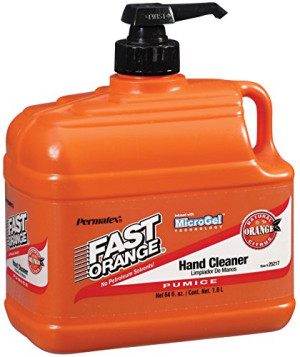 PERMATEX FAST ORANGE 25217 1/2 GALLON PUMICE HAND CLEANER