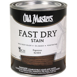 OLD MASTERS 62304 ESPRESSO RICH TONE FAST DRY WOOD STAIN