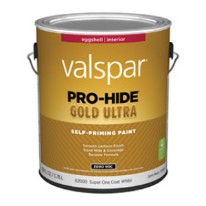 VALSPAR 62000.007 PROHIDE GOLD ULTRA EGGSHELL SUPERWHITE INT SELFPRIMING PAINT