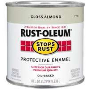 RUST-OLEUM STOPS RUST 7770730 GLOSS PROTECTIVE ENAMEL ALMOND