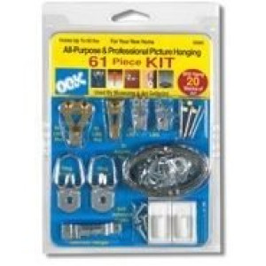 OOK 535602 ALL PURPOSE & PROFESSIONAL PICTURE HANGING 61 PIECE KIT
