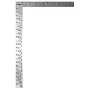 JOHNSON CS5 16" X 24" ALUMINUM CARPENTER FRAMING SQUARE W/STAMPED GRADUATIONS