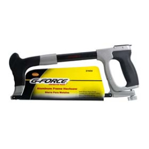G-FORCE 21659 12" HEAVY DUTY QUICK RELEASE ALUMINUM HACKSAW FRAME W/24T BI-MTL