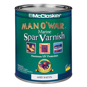 MCCLOSKEY MAN O'WAR 6535.005 SATIN EXTERIOR MARINE SPAR VARNISH 275 VOC