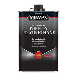 MINWAX 40900 CLEAR GLOSS WIPE-ON POLY FOR FURNITURE RAILINGS AND TRIM