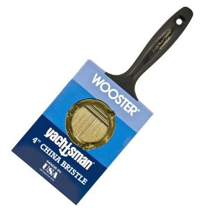 WOOSTER YACHTSMAN Z1120 4" WHITE CHINA BRISTLE VARNISH BRUSH