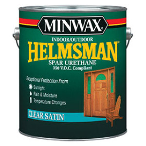 MINWAX HELMSMAN 132200000 SATIN INDOOR & OUTDOOR SPAR URETHANE 350 VOC