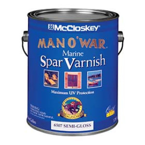 MCCLOSKEY MAN O'WAR 6537.007 SEMI-GLOSS EXTERIOR MARINE SPAR VARNISH 275 VOC