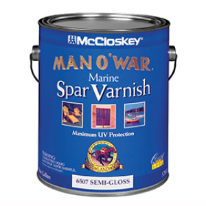 MCCLOSKEY MAN O'WAR 6507.007 SEMI-GLOSS MARINE SPAR VARNISH 350 VOC
