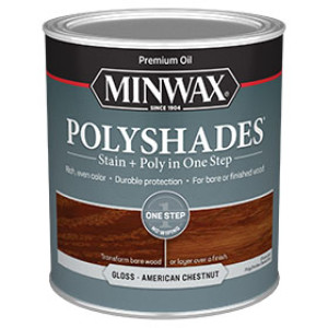 MINWAX 614750444 475 POLYSHADES GLOSS AMERICAN CHESTNUT STAIN