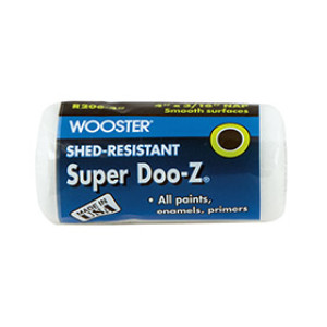 WOOSTER SUPER DOO-Z R206-4 4" X 3/16" WHITE WOVEN PAINT ROLLER COVER