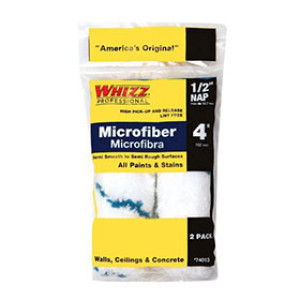 WHIZZ XTRASORB 74013 4" X 1/2" MICROFIBER ROLLER COVER (2PK)