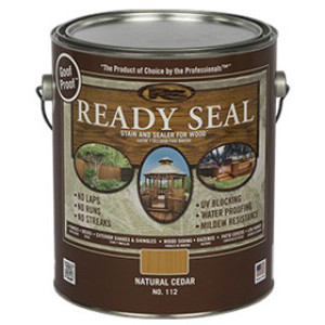 READY SEAL 112 NATURAL CEDAR EXTERIOR WOOD STAIN AND SEALER GALLON