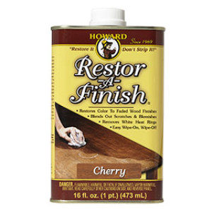 HOWARD RF9016 RESTOR-A-FINISH PENETRATING RESTORATION OIL CHERRY FINISH