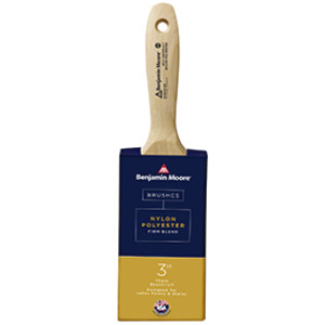 BENJAMIN MOORE U60030-017 3" NYLON/POLYESTER FIRM BLEND BEAVERTAIL BRUSH USA