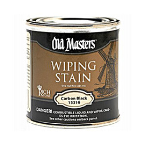 OLD MASTERS 15316 CARBON BLACK WIPING STAIN