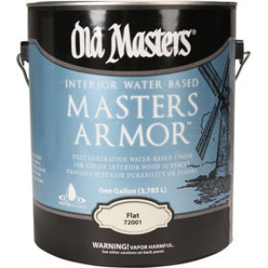 OLD MASTERS 72001 MASTER ARMOR FLAT ACRYLIC FINISH LOW ODOR