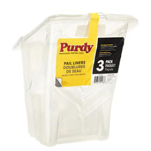 PURDY 14T931000 PAINTER'S PAIL LINERS 3-COUNT - PERFECT FIT FOR 14T921000 PAIL
