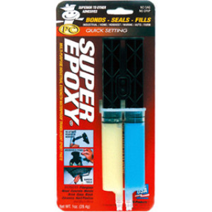 PC-SUPER EPOXY 01661 HIGH STRENGTH TRANSLUCENT PASTE 1 OZ SYRINGE