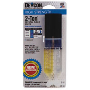 DEVCON 31345 FLOW MIX S-31 CLEAR 2-TON EPOXY 25 ML SYRINGE WATER RESISTANT