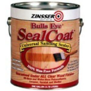 ZINSSER BULLS EYE 851 SEAL COAT UNIVERSAL SANDING SEALER 100% WAX-FREE SHELLAC