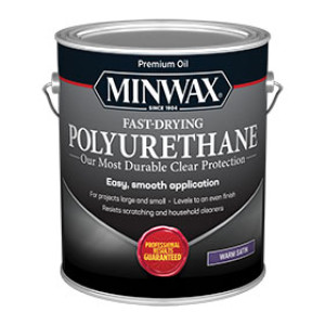 MINWAX 319020000 FAST-DRYING POLYURETHANE 350 VOC CLEAR SATIN