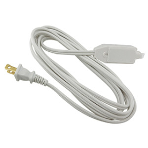 U.S. WIRE 78109USW 16/2 SPT-2 9' WHITE HOUSEHOLD EXTENSION CORD UL CERTIFIED