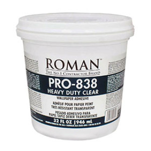 ROMAN 11314 PRO-838 HEAVY DUTY CLEAR VINYL ADHESIVE