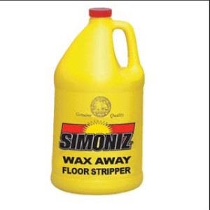 SIMONIZ USA W4215004 WAX AWAY NO-RINSE FLOOR STRIPPER