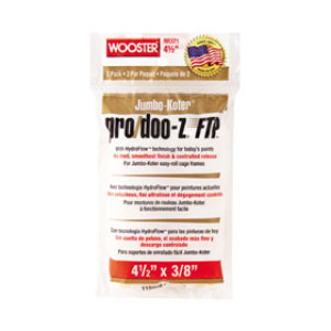 WOOSTER JUMBO-KOTER PRO/DOO-Z FTP RR371 4-1/2"X 3/8" WOVEN ROLLER COVER 2 PACK