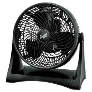 COMFORT ZONE CZHV8T 8" 3-SPEED TURBO FAN WITH ADJUSTABLE HORIZONTAL TILT