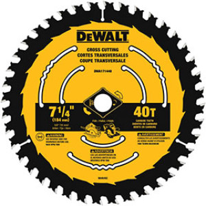 DEWALT DWA171440B10 7 1/4" 40T CIRCULAR SAW BLADES BULK