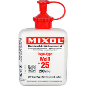 MIXOL G/25 200 ML LW-OXIDE-TYPE OXIDE WHITE UNIVERSAL TINTING PASTE