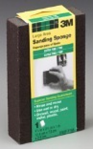 3M 07066 DSXF-F LARGE AREA EXTRA FINE/FINE SANDING SPONGE 4-7/8" X 2-7/8" X 1"