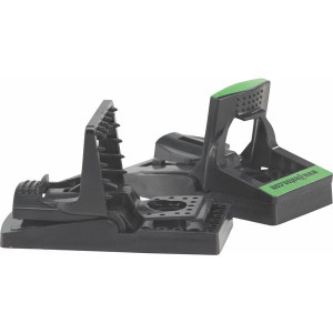 JT EATON 409 JAWZ EZ SET PLASTIC MOUSE TRAPS WITH TRAP SET INDICATOR (2CRD)