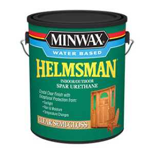 MINWAX HELMSMAN 710510000 CLEAR SEMI-GLS WATER BASED SPAR URETHANE 275 VOC