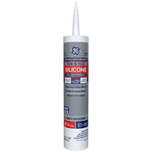 GE 712 2749484 10.1 OZ WHITE TUB & TILE SILICONE 1 SEALANT